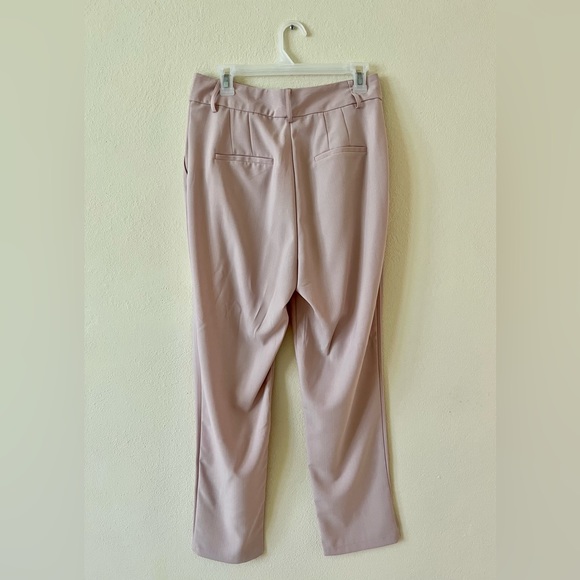 High waisted  trousers pants in blush - Picture 2 of 2